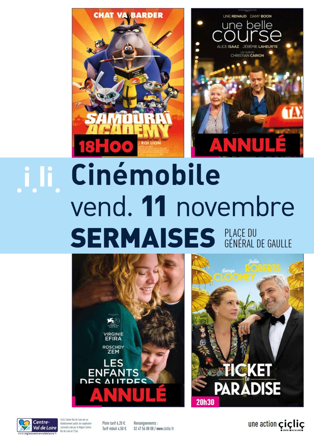 Cinémobile - Vendredi 16 décembre 2022