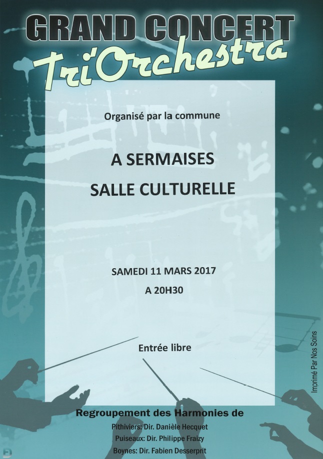 Affiche concert commune 2017