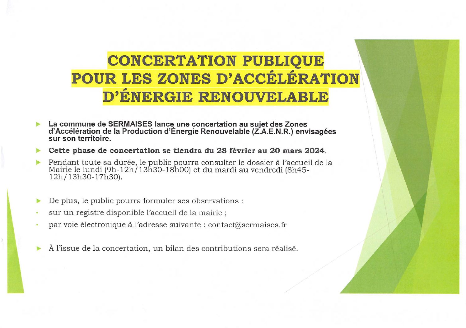 Inscriptions scolaires - École Maternelle
